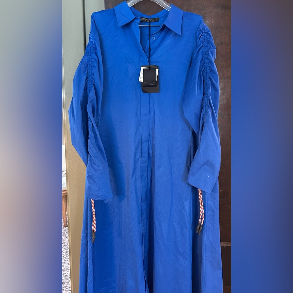 NWT Marina Rinaldi
Dondolo Midi Shirt Dress size 18 - Picture 3 of 7